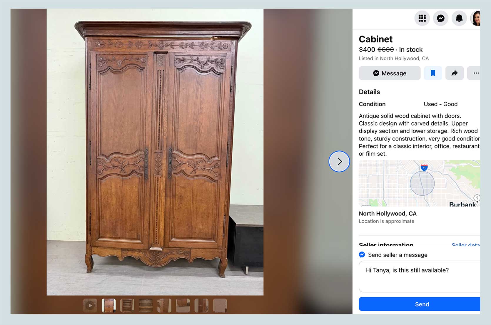 Vintage Armoire